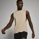 Ανδρικό Tank Top Με Μεγάλο Άνοιγμα Στη Μασχάλη MP Tempo - Washed Stone