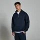 Ανδρική Μπλούζα Heavyweight Με Φερμουάρ 1/4 Zip MP Lifestyle - Deep Navy