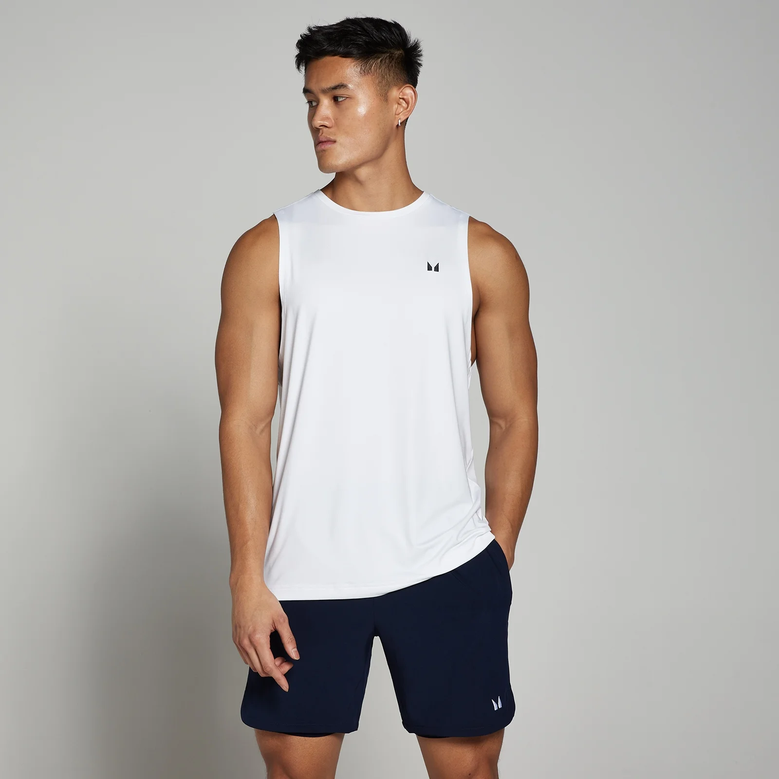 Ανδρικό Tank Top Προπόνησης MP - Λευκό - XXS Εικόνα 1