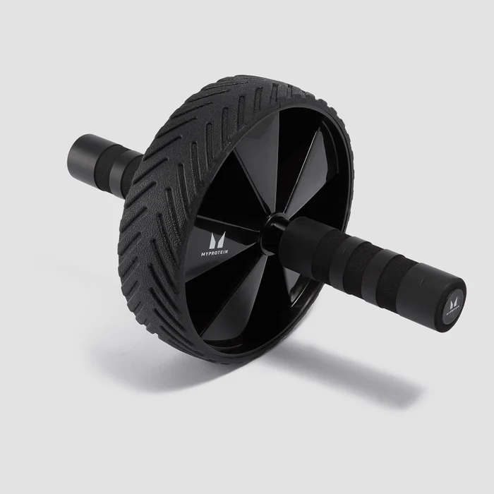 Σετ Ab Roller & Ματ Myprotein - Μαύρο