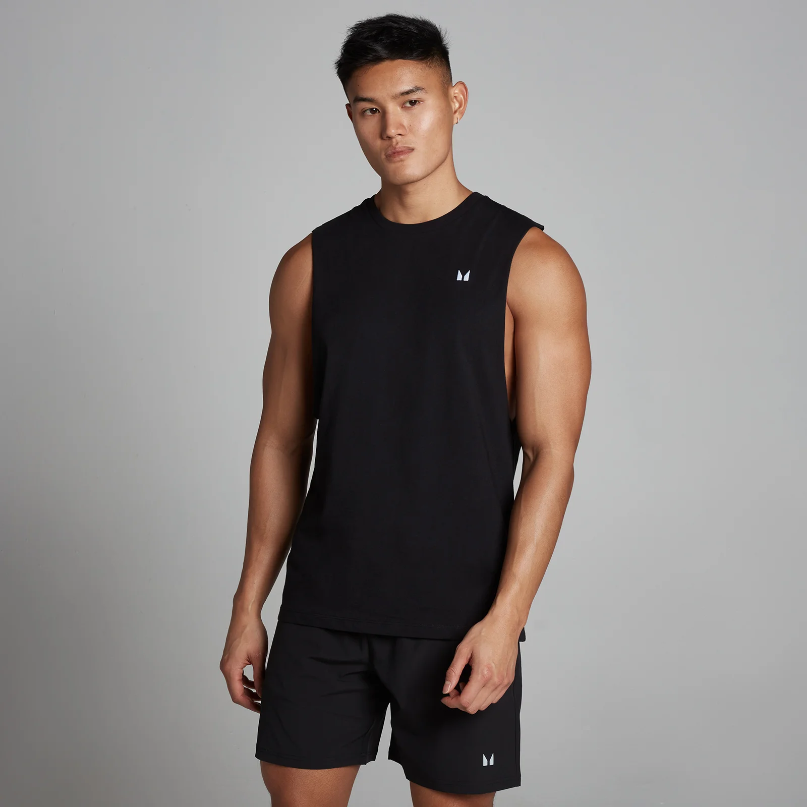 Ανδρικό Tank Top Με Μεγάλο Άνοιγμα στις Μασχάλες MP Rest Day - Μαύρο - XXS Εικόνα 1