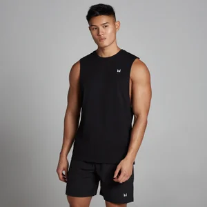 Ανδρικό Tank Top Με Μεγάλο Άνοιγμα στις Μασχάλες MP Rest Day - Μαύρο - Size XXS