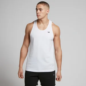 Ανδρικό Αμάνικο Μπλουζάκι Stringer MP Rest Day - Λευκό - Size XS