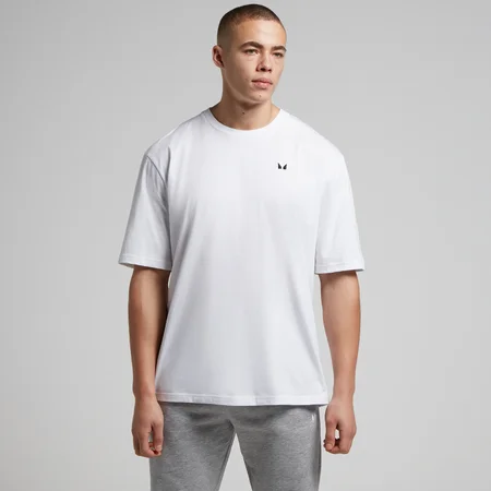 Ανδρικό Μπλουζάκι MP Rest Day Oversized - Λευκό