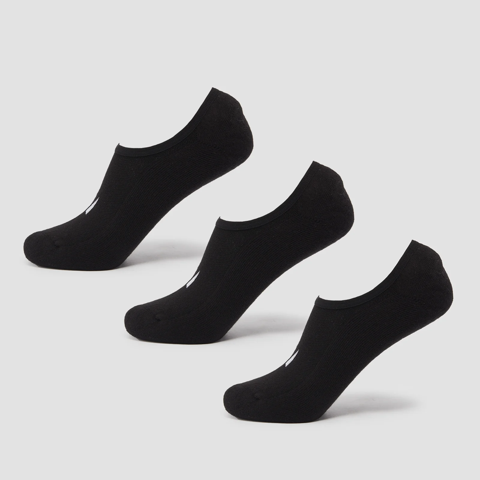 MP Unisex Invisible Socks (3 Pack) - Black - UK 6-8 Εικόνα 1
