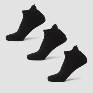 Unisex Κάλτσες Προπόνησης MP (Σετ των 3) - Μαύρο - Size UK 6-8