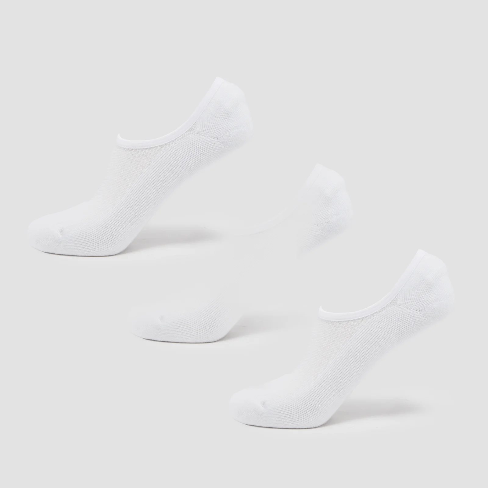 MP Unisex Invisible Socks (3 Pack) - White - UK 2-5 Εικόνα 1