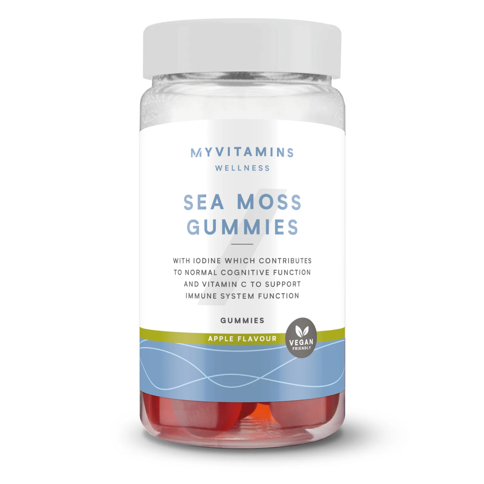 Ζελεδάκια θαλάσσια βρύα - 60gummies - Mήλο Εικόνα 1