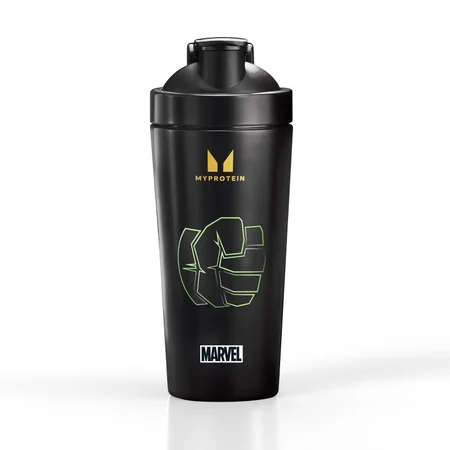 Ανακυκλωμένο Μεταλλικό Σέικερ Myprotein Hulk - Μαύρο