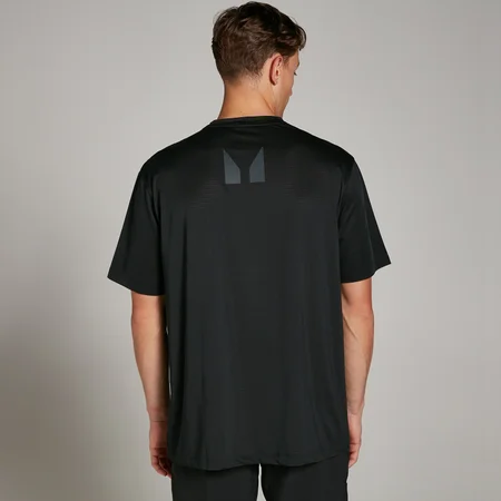 Ανδρικό Oversized Μπλουζάκι Προπόνησης MP Tempo Με Διχτυωτό Ύφασμα - Μαύρο