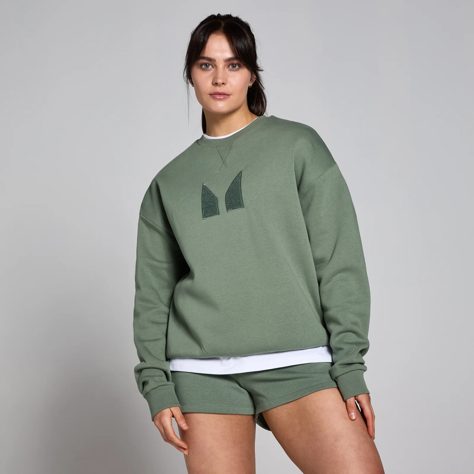 Γυναικείο Oversized Φούτερ MP Tempo - Moss Green - S Εικόνα 1