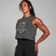 Γυναικείο Αμάνικο Cropped με Γραφικό MP Origin - Washed Grey