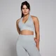 Γυναικείο Αθλητικό Σουτιέν Halter Χωρίς Ραφές MP Tempo - Grey Marl