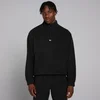 Ανδρικό Πουλόβερ Fleece MP Με Φερμουάρ 1/4 - Μαύρο