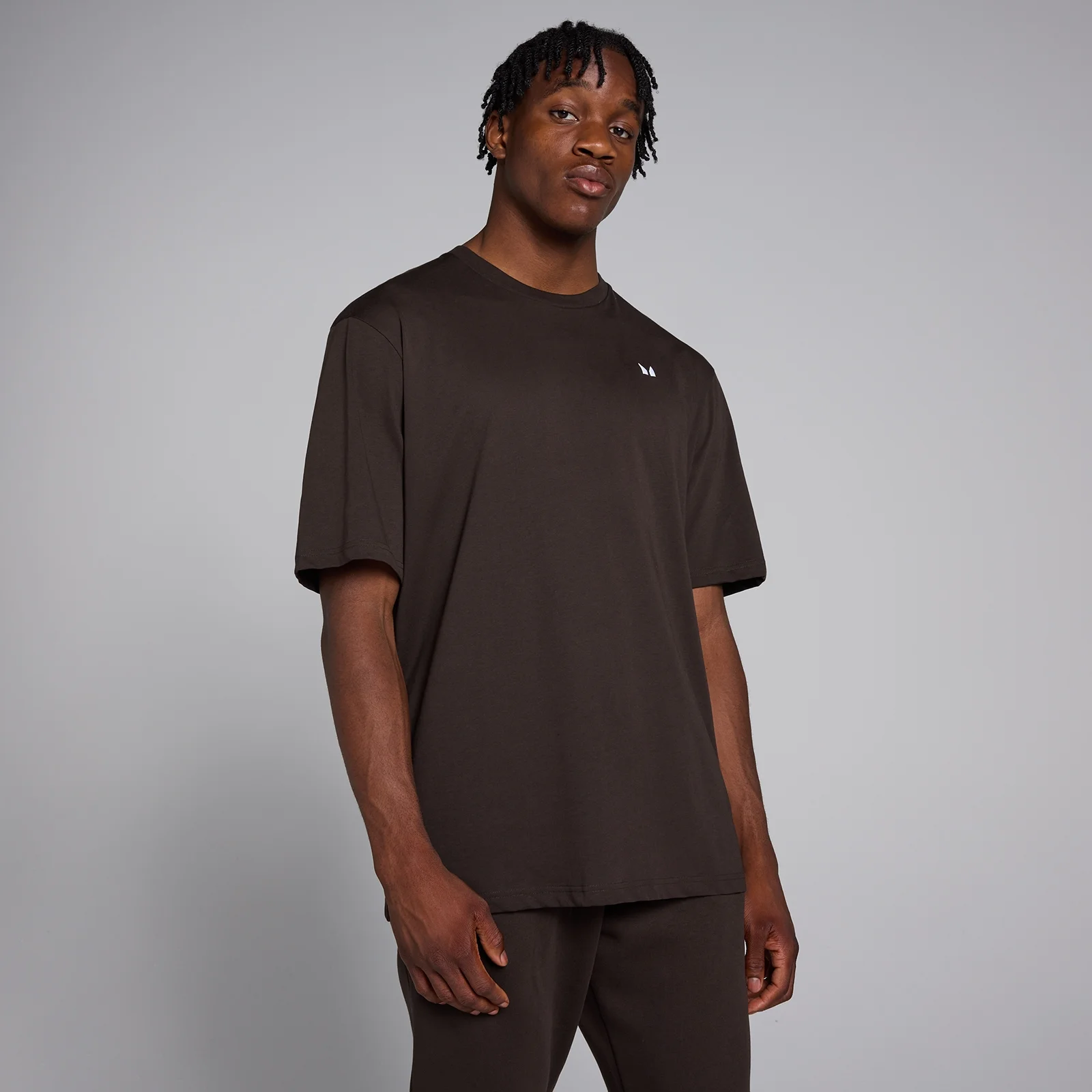 Ανδρικό Μπλουζάκι MP Rest Day Oversized - Coffee - L Εικόνα 1