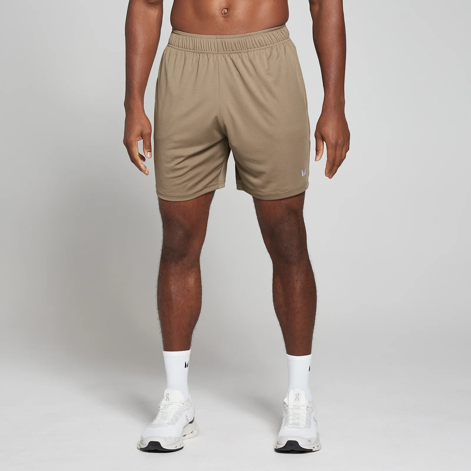 MP Men's Lightweight 7 Inch Training Shorts - Soft Brown - L Εικόνα 1