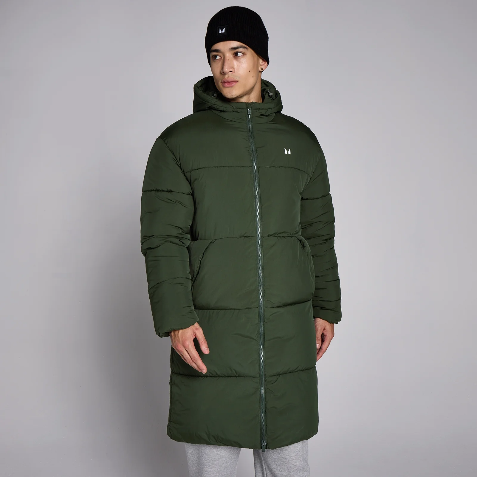Ανδρικό Μακρύ Φουσκωτό Μπουφάν MP - Forest Green - XXL Εικόνα 1