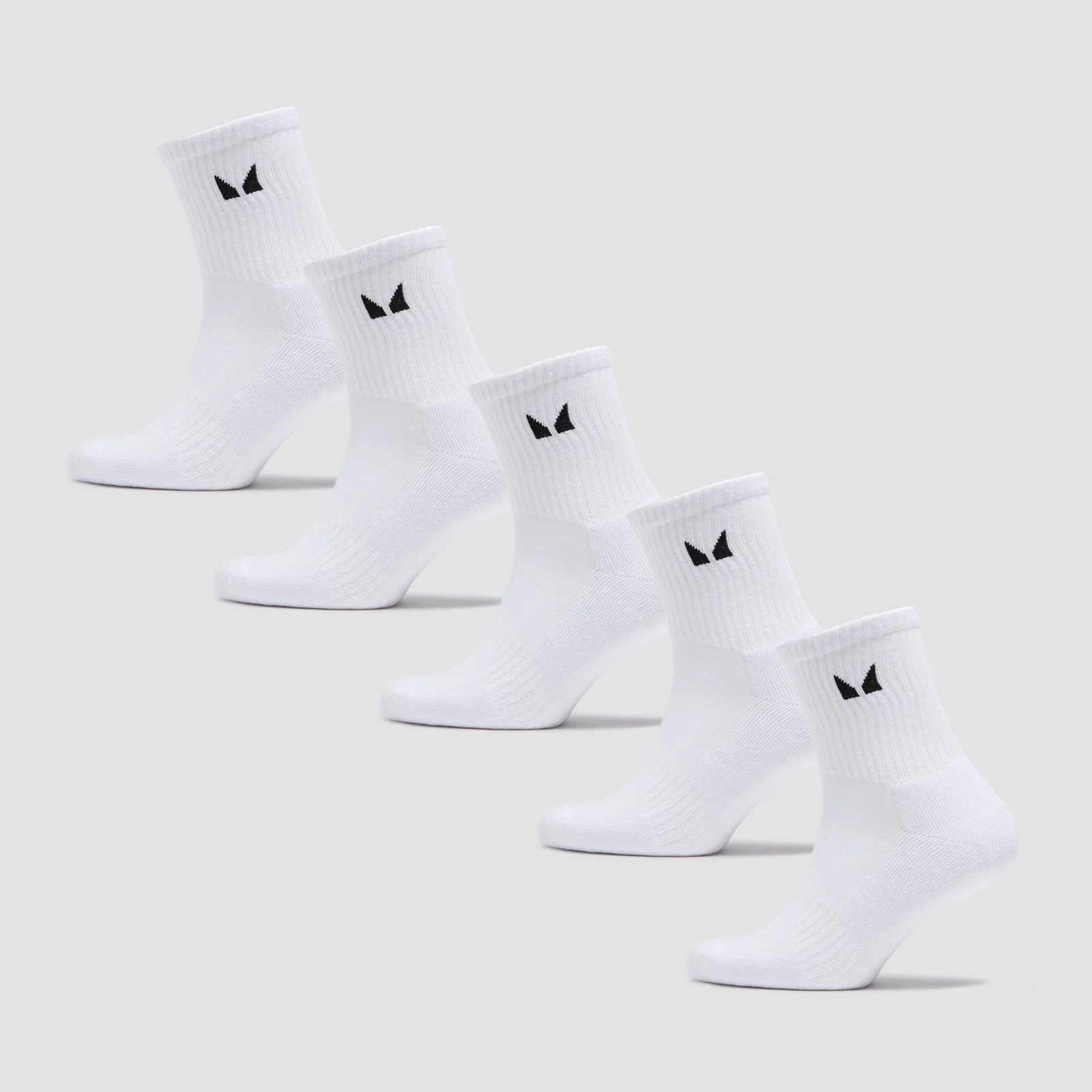 MP Unisex Crew Socks (5 Pack) - White - UK 9-11 Εικόνα 1