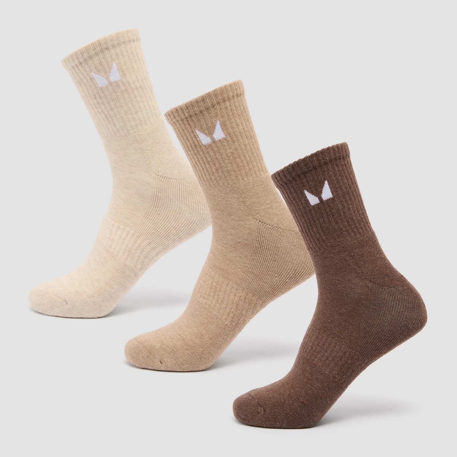 MP Unisex Crew Socks (3 Pack) - Neutral - UK 9-11 Εικόνα 1