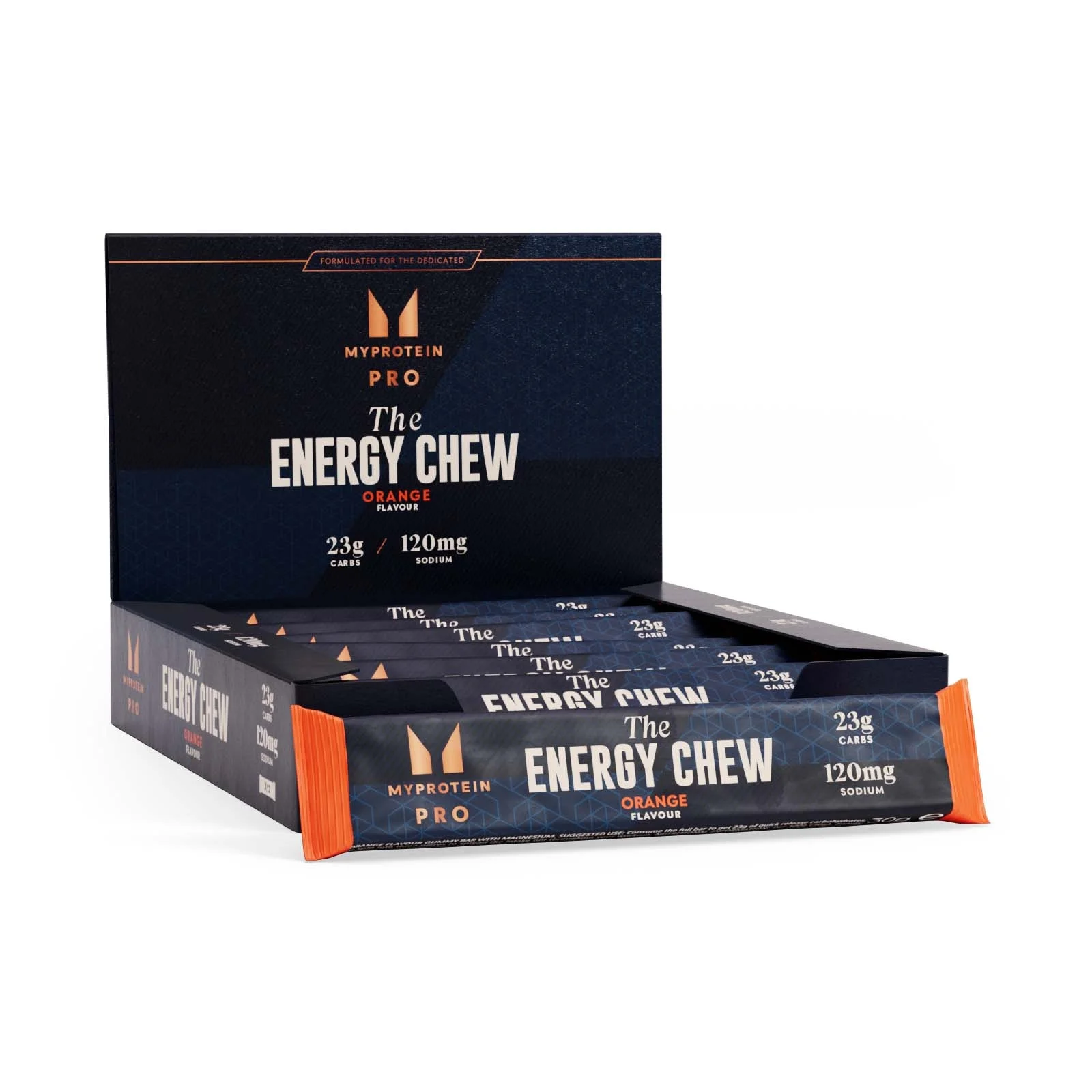 THE Energy Chew - 12Μπάρες - Πορτοκάλι Εικόνα 1