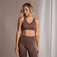 Γυναικείο Σουτιέν Χωρίς Ραφές MP Με Λαιμόκοψη V - Coffee