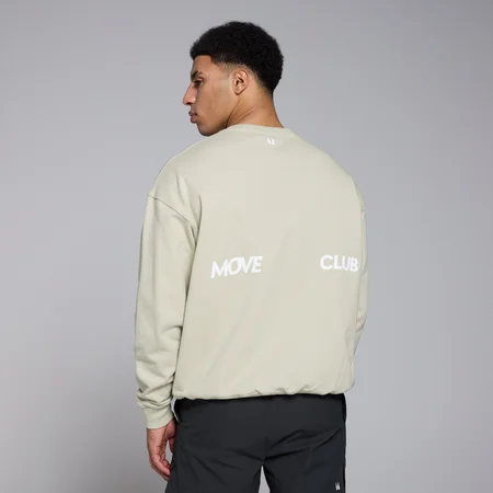 Ανδρικό Φούτερ Graphic Oversized MP Tempo - Salt Grey