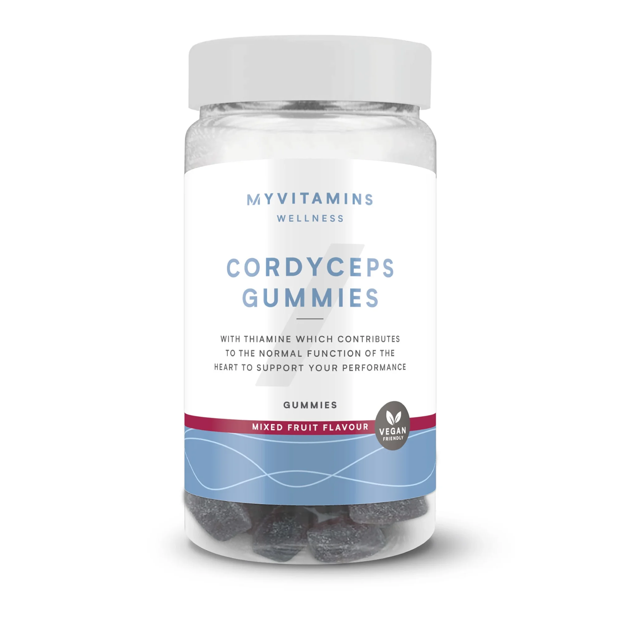 Ζελεδάκια Μανιτάρι - 60gummies - Cordyceps (Perform) - Mixed Fruit Εικόνα 1