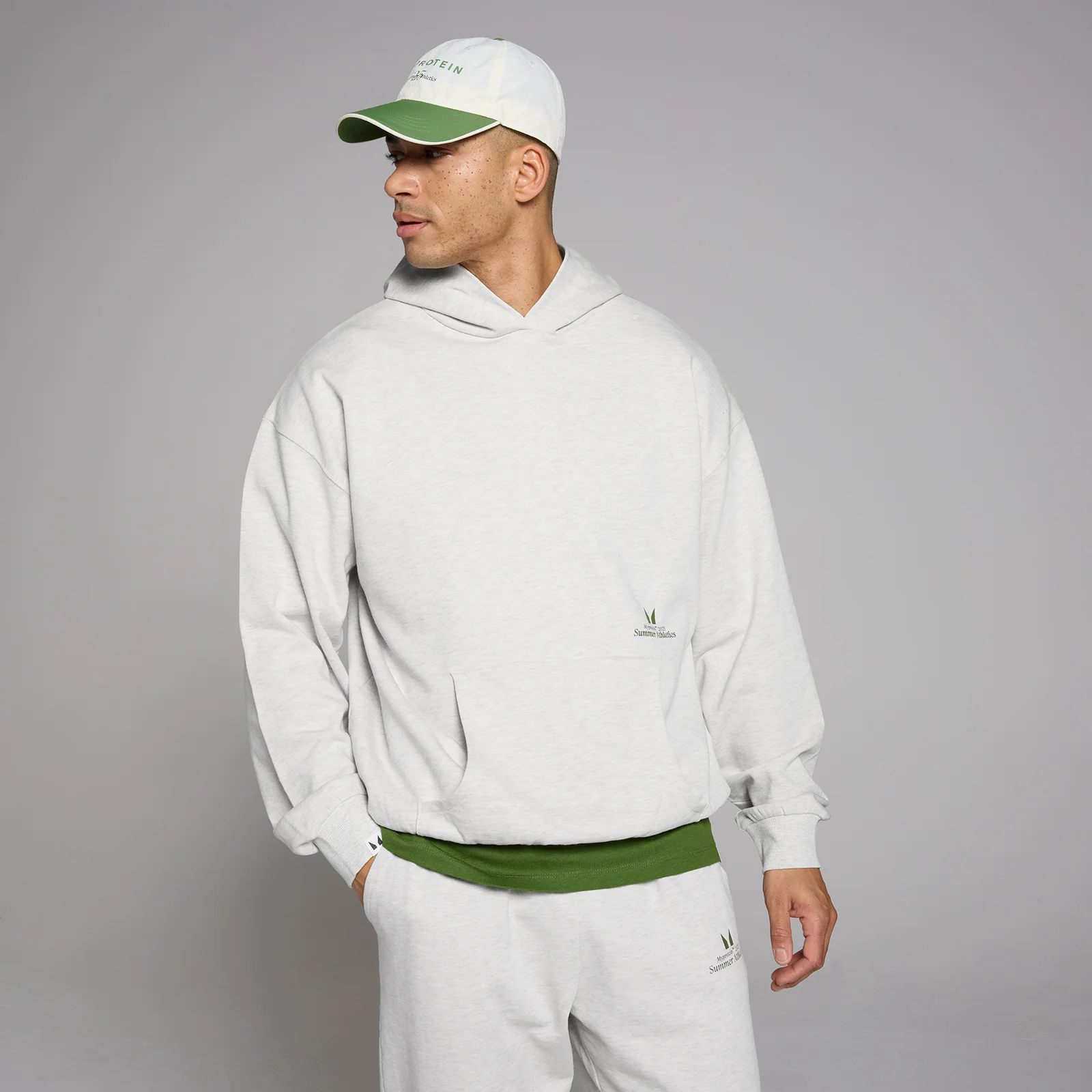 Φούτερ MP Lifestyle Oversized - Grey Marl - XXS-XS Εικόνα 1