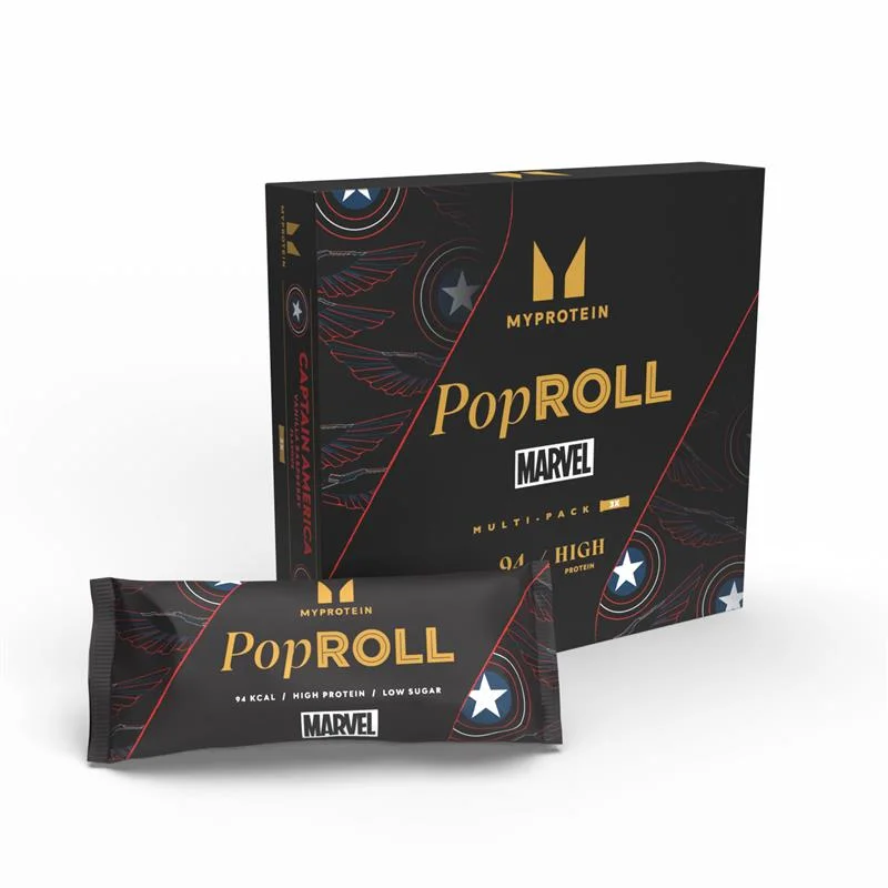 Pop Rolls - 3 x 27g - Captain America - Vanilla Raspberry Εικόνα 1