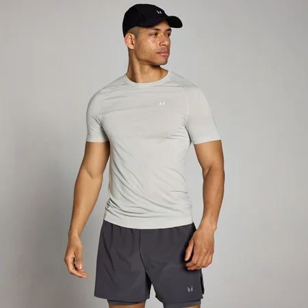 Ανδρικό Μπλουζάκι MP Velocity Muscle Fit Χωρίς Ραφές - Chrome