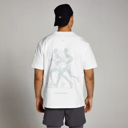 Μπλουζάκι MP Velocity Ultra Jogging Με Γραφικό - Λευκό