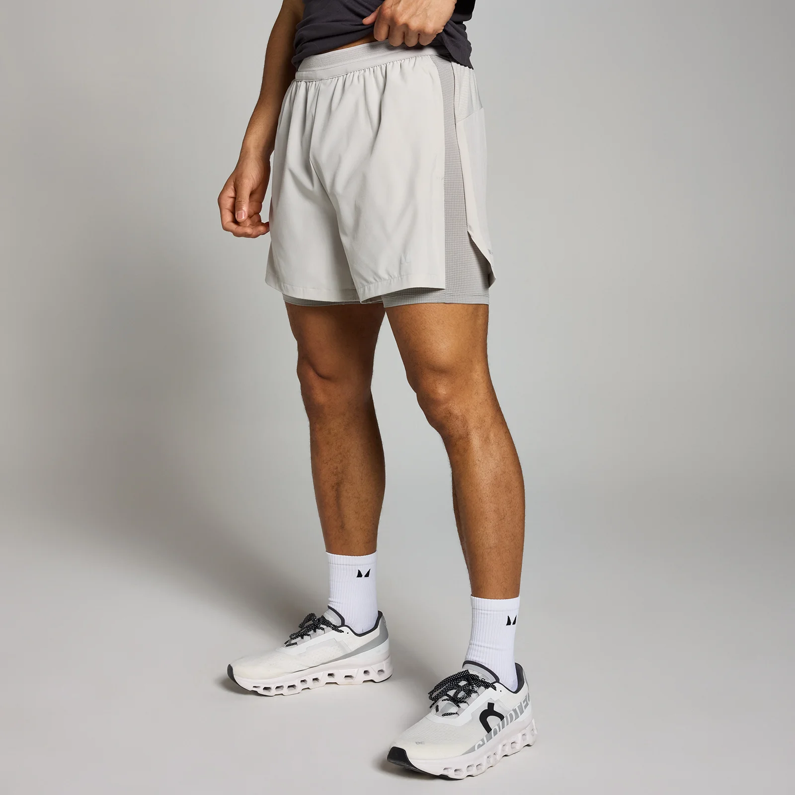 Ανδρικό Σορτς 12,7 εκ. MP Velocity 2 σε 1 - Chrome - XS Εικόνα 1