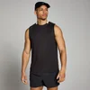 Ανδρικό Tank Top Με Πλέγμα MP Tempo - Ξεβαμμένο Μαύρο