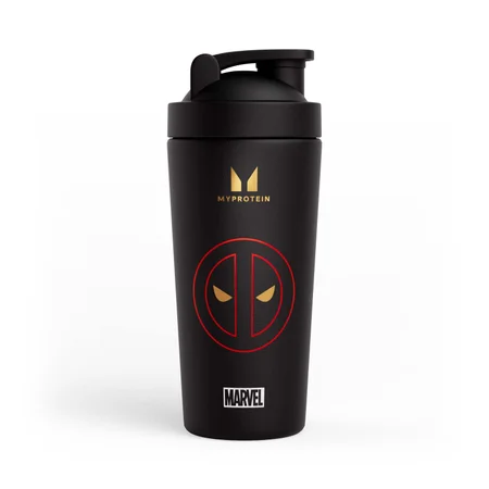 Ανακυκλωμένο Μεταλλικό Σέικερ Myprotein Deadpool - Μαύρο