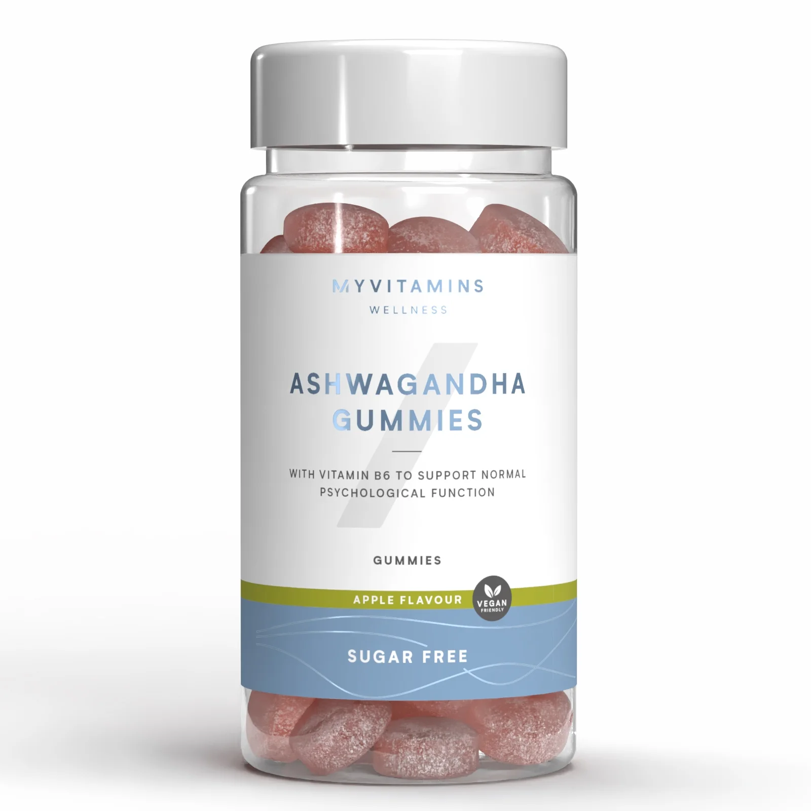 Ashwagandha Gummies (60 ζελεδάκια) - 60gummies - Red Apple (Sugar Free) Εικόνα 1