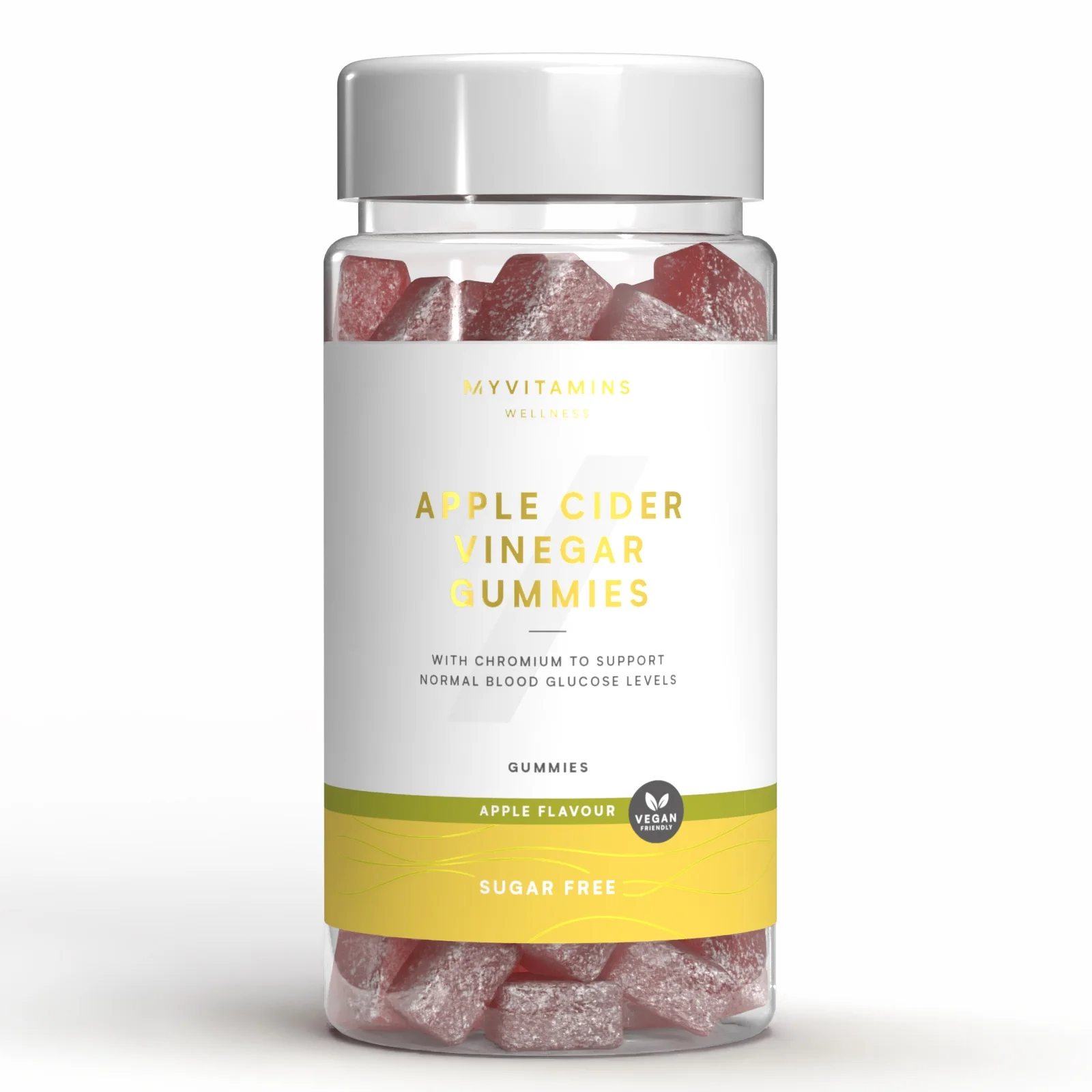 Apple Cider Vinegar Gummies (Gummies Μηλόξυδου) - 60gummies - Sugar Free Apple Εικόνα 1