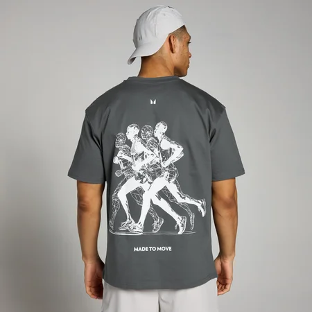 Μπλουζάκι MP Velocity Ultra Jogging Με Γραφικό - Σκούρο γκρι