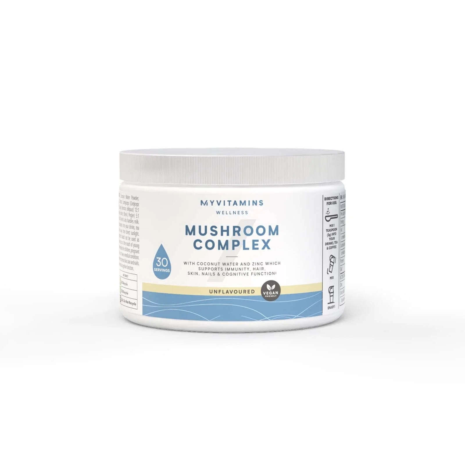 Mushroom Complex Powder - 30servings - Χωρίς Γεύση Εικόνα 1