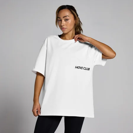 Unisex Μπλουζάκι MP Move Club - Λευκό