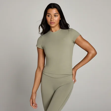 Γυναικείο Κοντομάνικο Μπλουζάκι με Στενή Εφαρμογή MP Tempo - Brindle