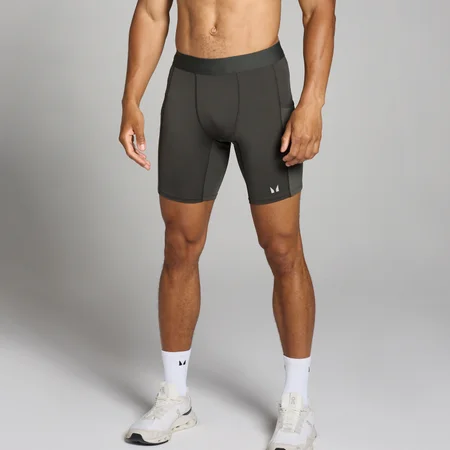 Ανδρικό Σορτς Baselayer MP Tempo - Night Grey