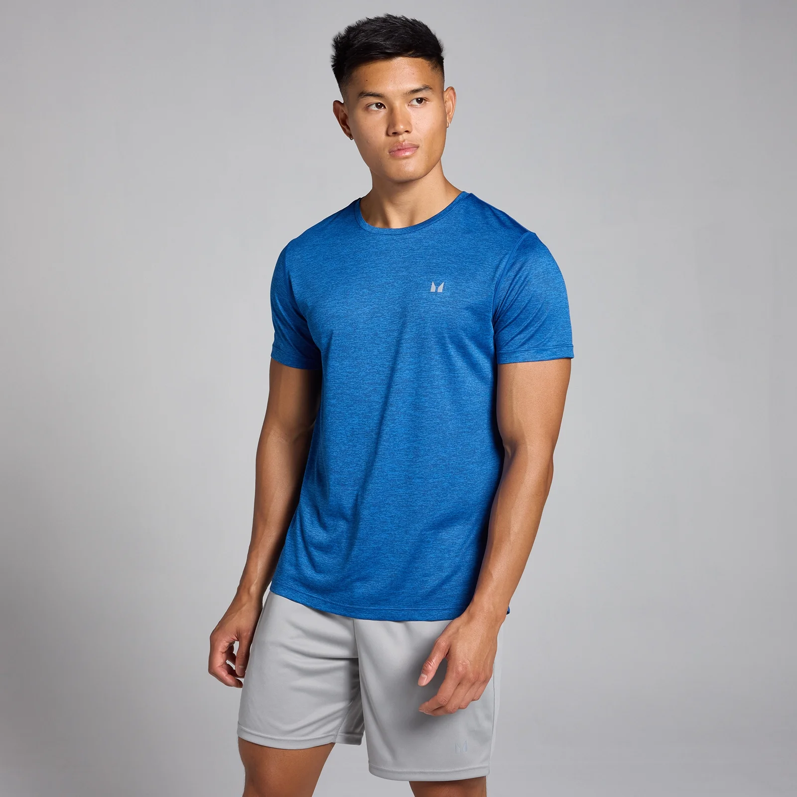Ανδρικό Μπλουζάκι MP Tempo Marl - True Blue - XS Εικόνα 1