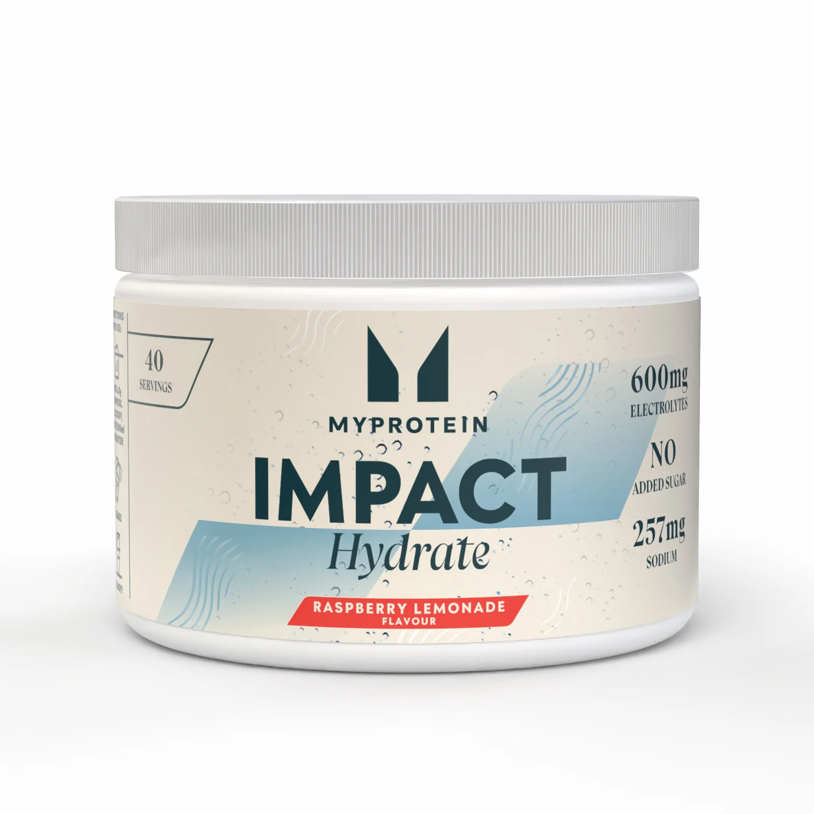 Impact Hydrate - 40servings - Σμέουρο Λεμονάδα Εικόνα 1