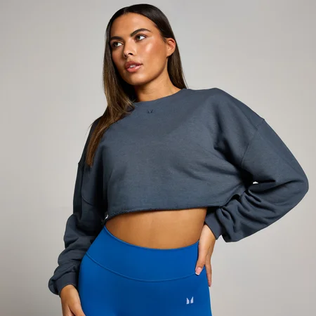 Μακρυμάνικο Cropped Τοπ MP Tempo Slouchy - Midnight