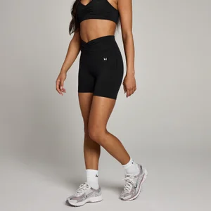 Γυναικείο Σορτς MP Tempo Με Σούρες Μπροστά - Μαύρο - Size XS