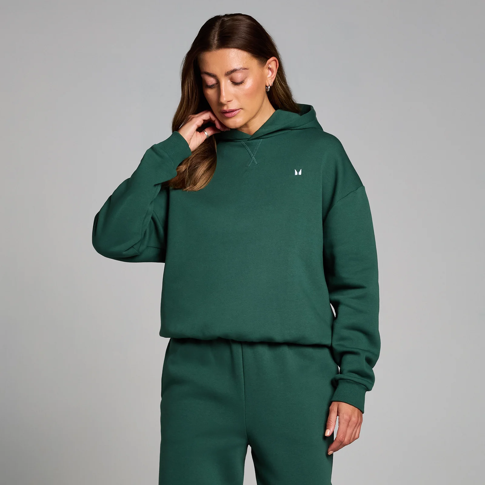 Γυναικείο Oversized Φούτερ MP Basics - Racing Green - XS Εικόνα 1