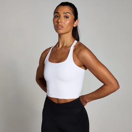 Γυναικείο Αμάνικο Μπλουζάκι MP Tempo Strappy Racerback - Λευκό