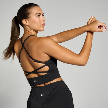 Γυναικείο Αμάνικο Μπλουζάκι MP Tempo Ultra Cross Back - Μαύρο