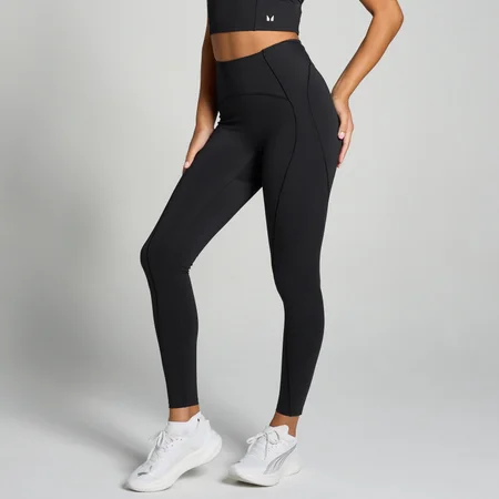 Γυναικείο Κολάν MP Tempo Ultra Curved Seam - Μαύρο