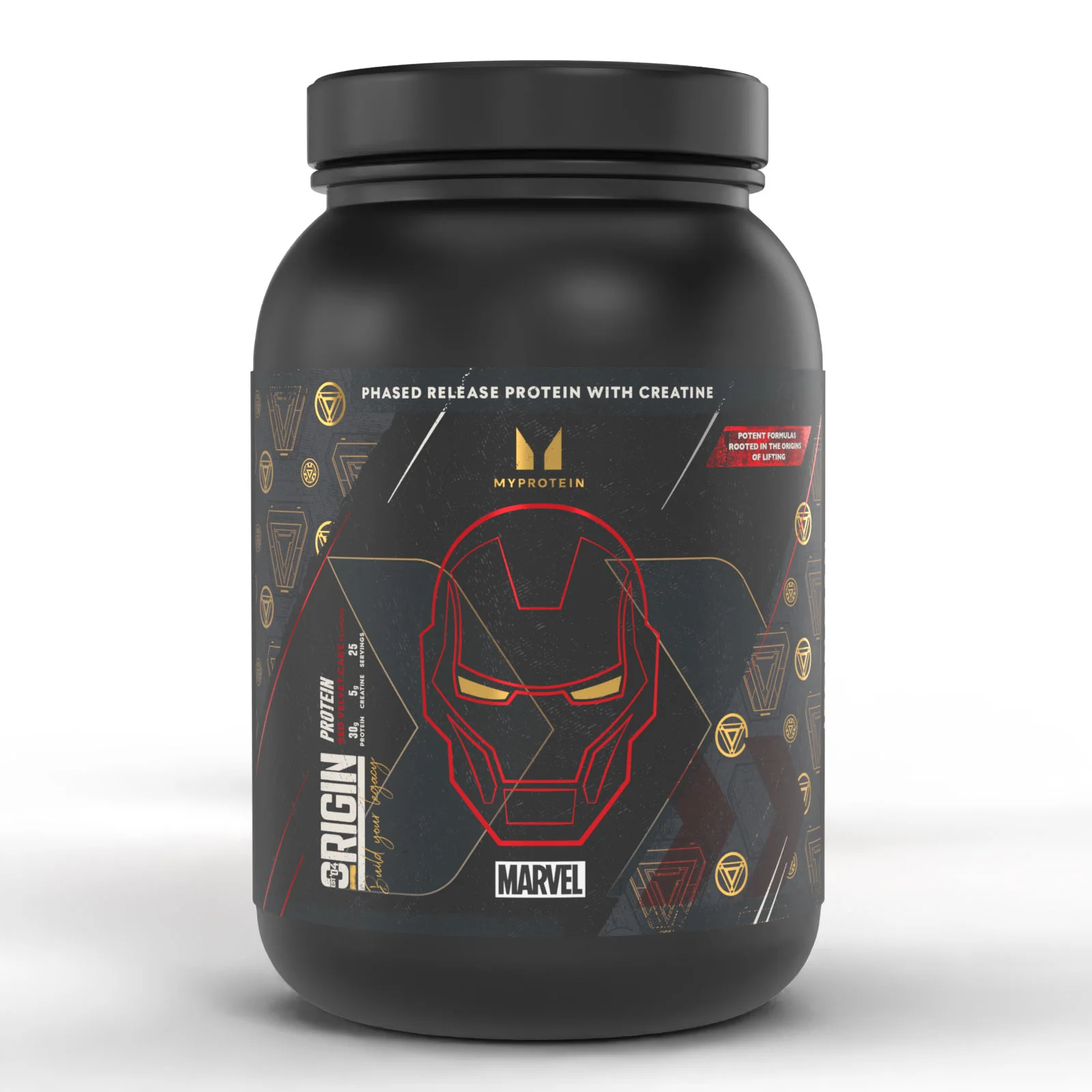 Origin Protein - 25servings - MARVEL Iron Man - Red Velvet Cake Εικόνα 1